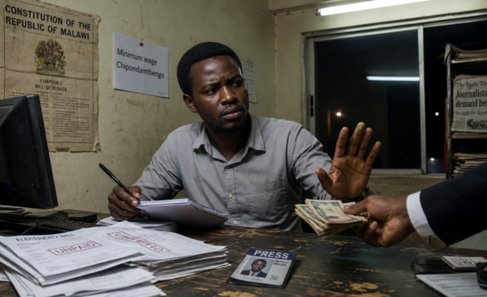Malawi Journalists face poverty and ethical pressures
