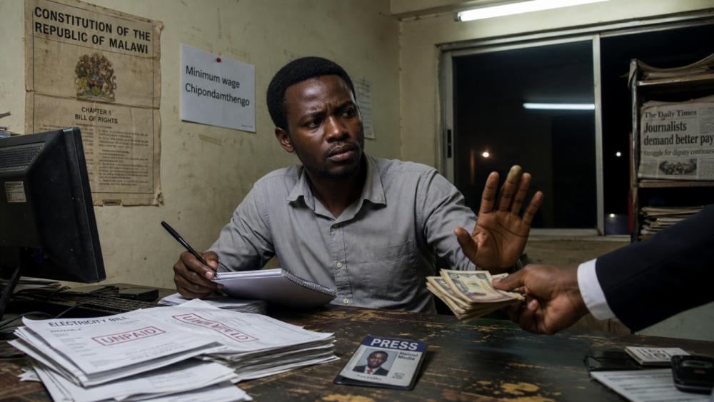 Malawi Journalists face poverty and ethical pressures