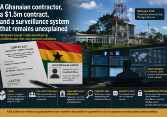 Part 1: A Ghanaian contractor, a $1.5 million contract, and a surveillance system that remains unexplained